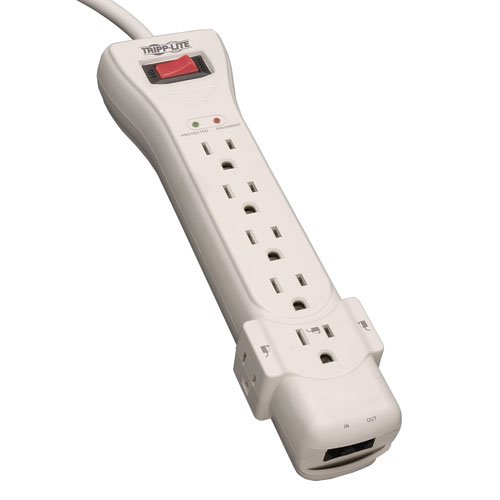 Сетевой фильтр Tripp Lite Power Strip 120 В с 7 розетками RJ11 и 7 шнурами 2520 Джоулей