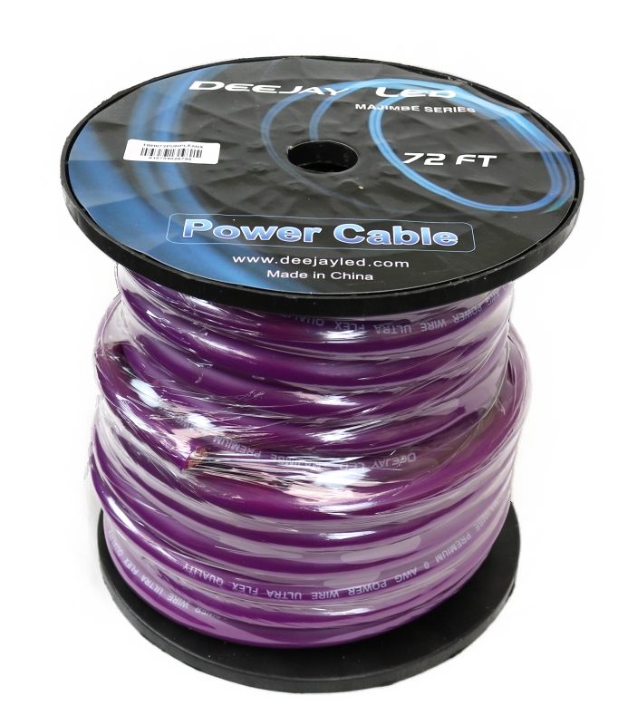 Deejay LED TBH072PURPLEMIX 0 Gauge 72 Ft 30 C 70 Alu