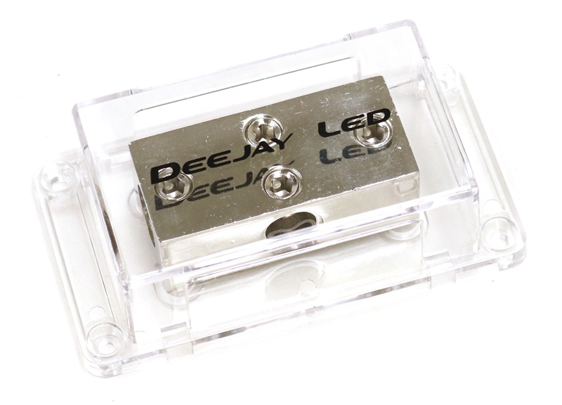 Deejay LED TBH1030CLEAR 0 to 3 Gauge Power Dist Block