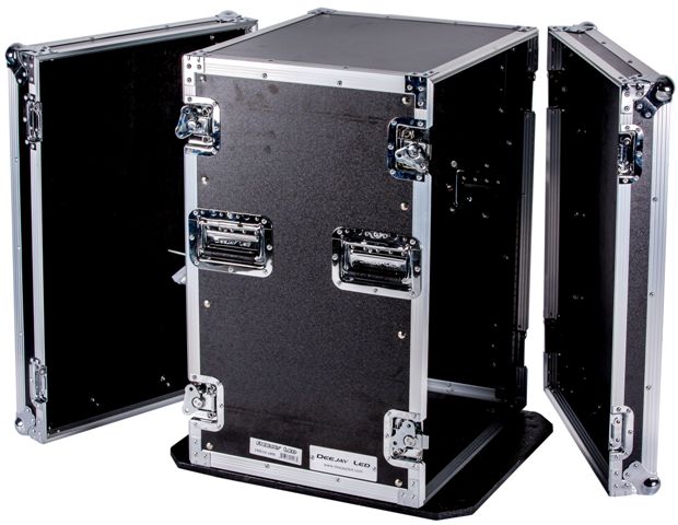 Deejay LED TBH16UADW 16 Space Amp Rack Wheels