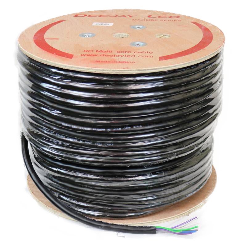 Deejay LED TBH189C500 9 Conductor 18awg 500ft Twisted Cabl