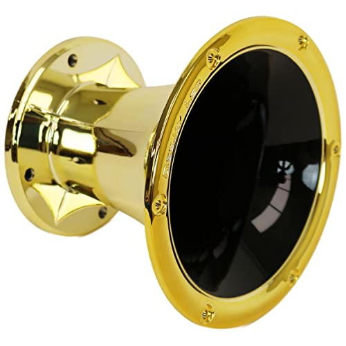 Deejay LED TBH2INHORNBKGOLD 2 Bolt On Horn Black Green