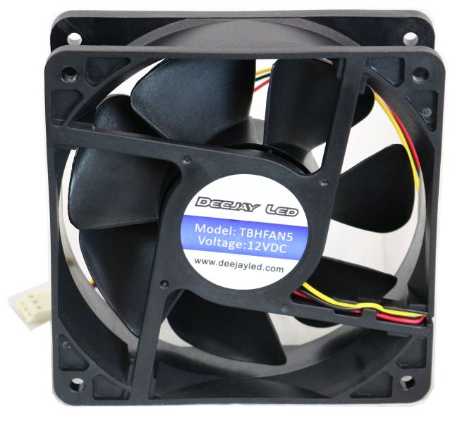 Deejay LED TBHFAN5 5 12volt Fan 3 Pin Ball Beari