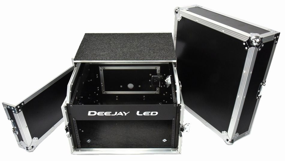 Deejay LED TBHM4ULT 4 Space Amp Rack With Laptop
