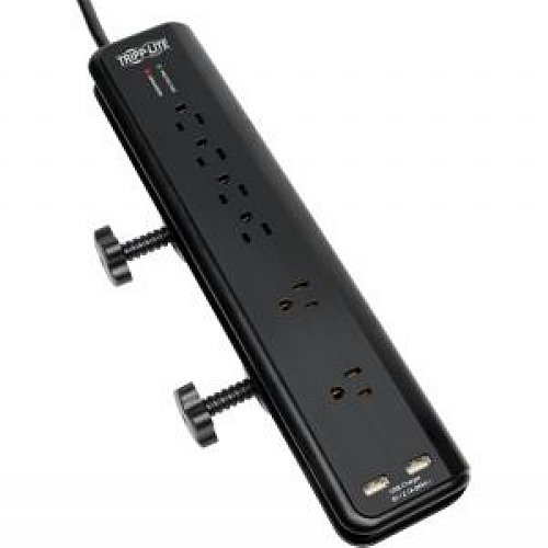 Сетевой фильтр Tripp Lite Power Strip Настольное крепление 120 В USB с 6 розетками и 6 шнурами