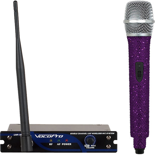 Vocopro UHF18DIAMOND9FAM 1-Channel Wireless Crystal Microphone System
