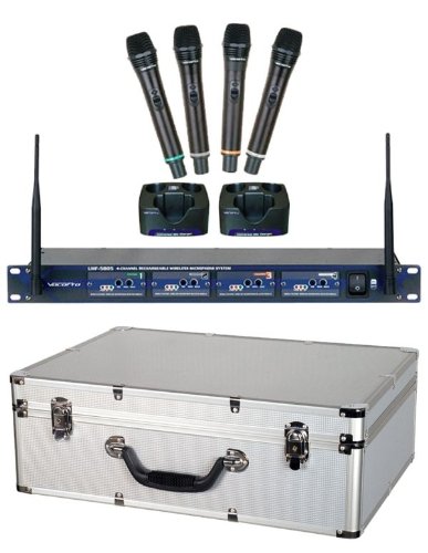 Vocopro UHF58059 Rec 4 Ch Wireless Mic System