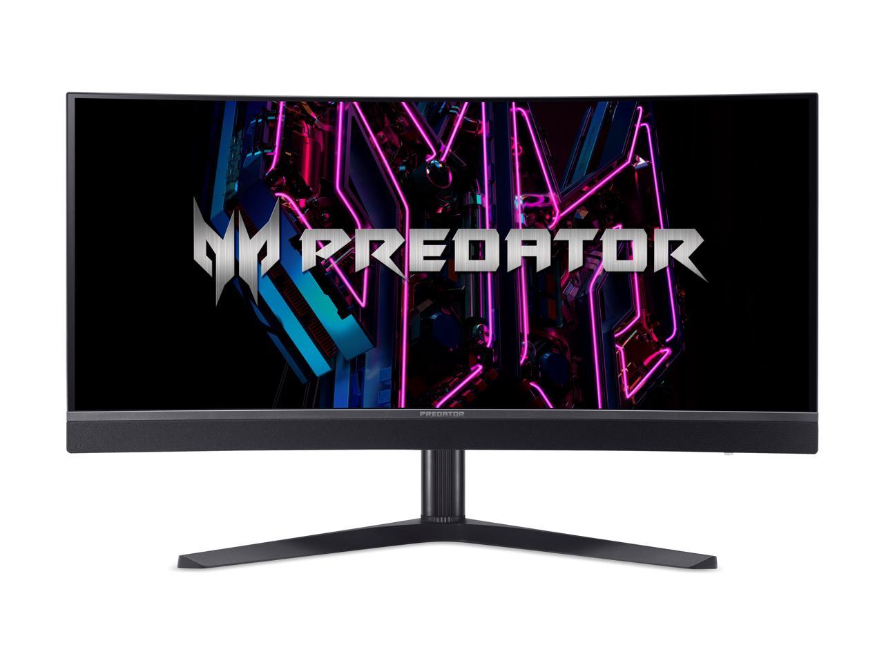 Acer Predator X34 V 34" Class UW-QHD Gaming OLED Monitor - 21:9 - Black - Picture 1 of 1