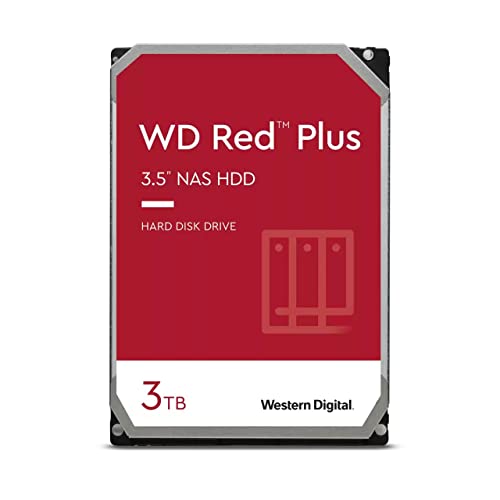 WD Red Plus WD30EFPX 3 TB Hard Drive - 3.5" Internal - SATA [SATA/600] - - Picture 1 of 1